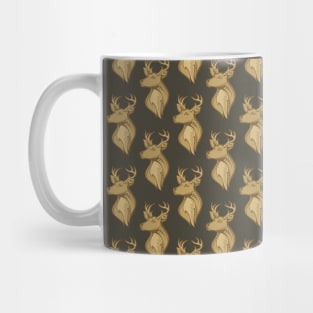 Deer Head Pattern Mug